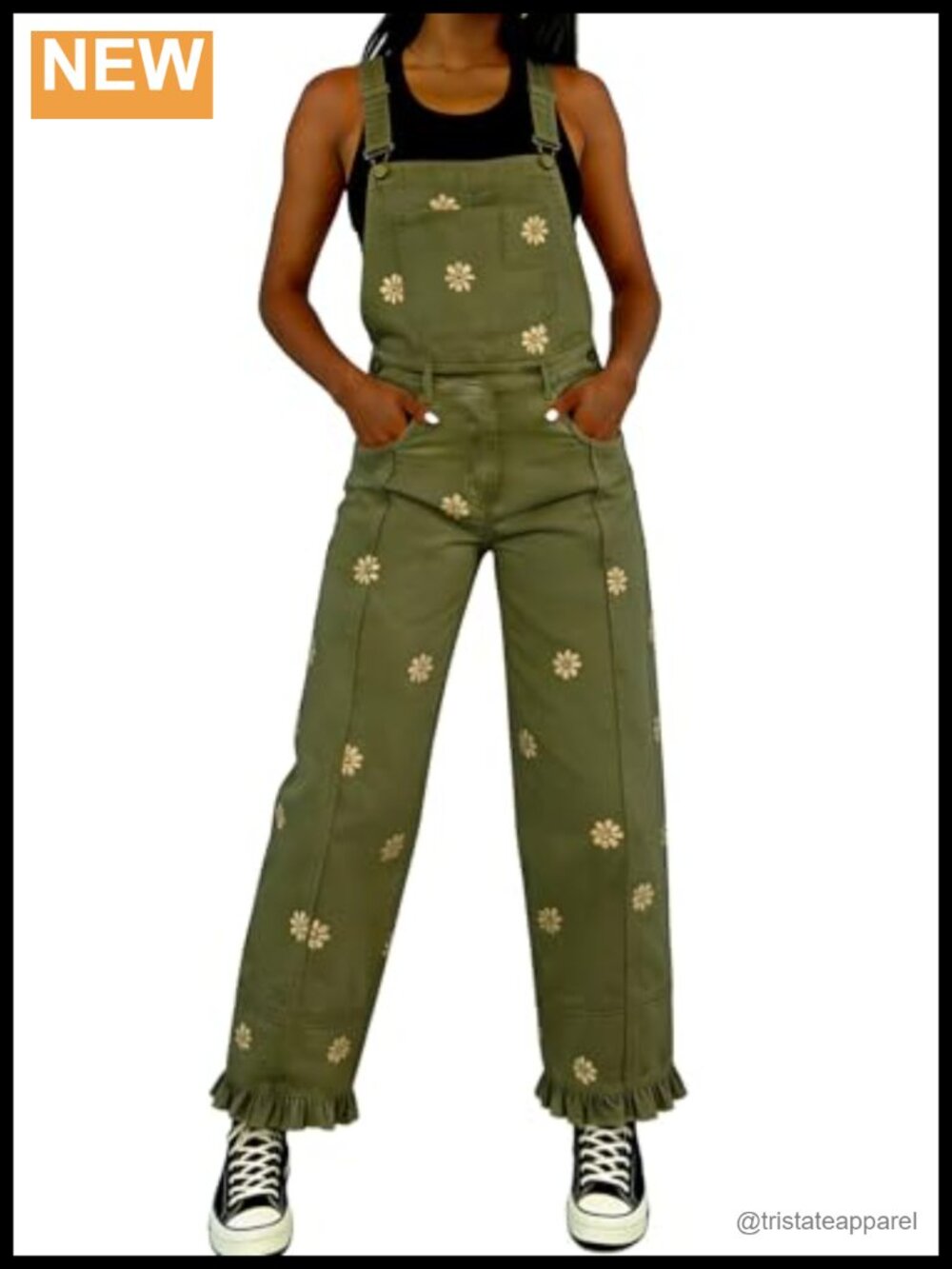 Womens Floral Denim Overalls Baggy Patchwork Barrel Jeans Jumpsuit